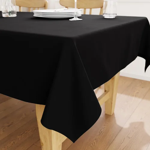 Vista 38 de Encasa XO Mantel rectangular de lona de algodón de 56 x 120 pulgadas, lavable a máquina, mantel blanco para comedor en interiores y exteriores
