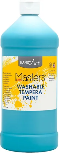 Vista 54 de Handy Art Little Masters - Pintura lavable, 16 onzas, color negro Bright & Mixable, High Opacity, Washable Colors for Classroom, Students, Kids