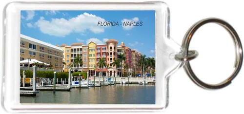 Vista 18 de Florida USA United States Acrílico Llaveros Llaveros Titulares - 6 3-Multi