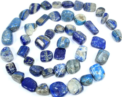 Vista 44 de Jet Amazonite - Piedra rodada de 3.53 oz aprox. de 0.75 a 1 pulgada con bolsa de terciopelo (Amazonita)