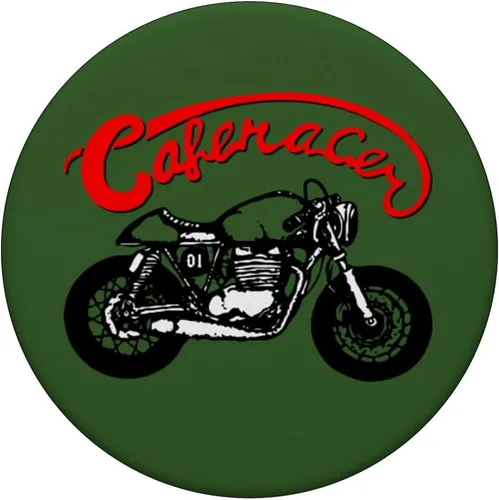 Vista 3 de Cafe Racer Biker Men Women Adult Teens Boys Girls Kids Youth PopSockets Swappable PopGrip