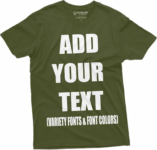 Vista 5 de Add Your Text - Camiseta personalizable para hombre
