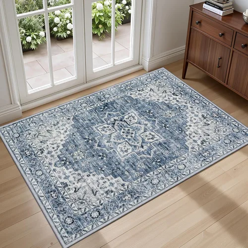 Vista 26 de Alfombras de área de 2x3 para sala de estar: alfombra vintage Beige