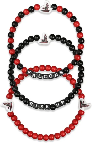 Vista 32 de FOCO NFL unisex-adult NFL Team Logo Officially Licensed 3-Pack Beaded Friendship Bracelets