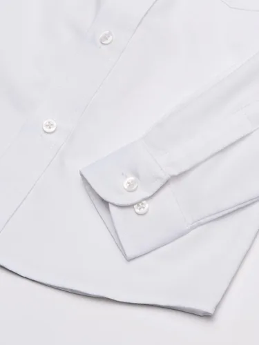 Vista 3 de IZOD - Camisa Oxford de manga larga con botones para niño, color sólido