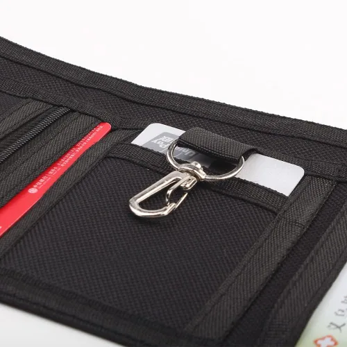 Vista 7 de NITORT Carteras deportivas de lona al aire libre para niños, bonita cartera con cremallera para niños, bolsillo frontal con adhesivo mágico