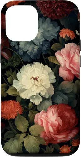 Vista 26 de Vintage Dark Flower Pattern Moody Floral Case for iPhone 16