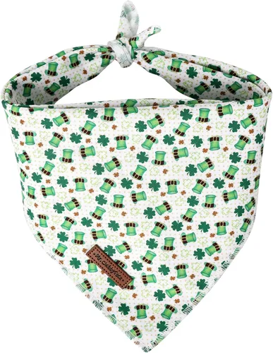 Vista 8 de MR. CHUBBYFACE Pañuelos azules con rayas para perros, reversibles, baberos triangulares, bufanda, accesorios para perros, gatos, mascotas