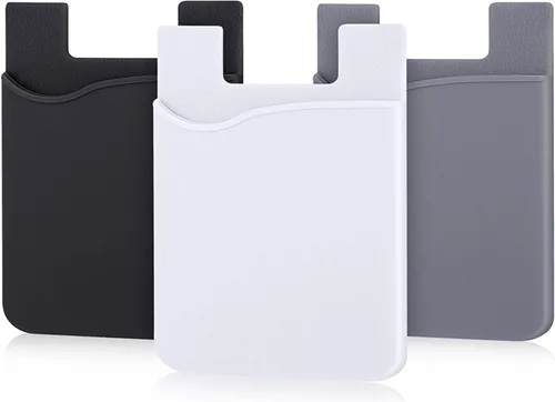 Vista 7 de Agentwhiteusa Cartera adhesiva para teléfono celular (para tarjeta de crédito, tarjeta de visita e identificación) compatible con iPhone, Android