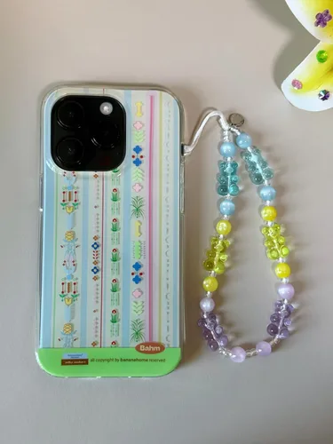 Vista 16 de Drawwind Correa con cuentas para teléfono con pulsera universal, cordón para teléfono celular lindo, pulsera de muñeca con cuentas, cadena de hilo