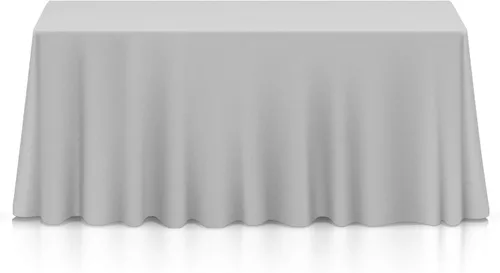 Vista 32 de Lann's Linens - Mantel rectangular de tela de poliéster de primera calidad para bodas, banquetes y restaurantes Rojo