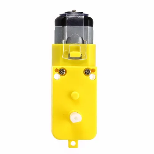 Vista 4 de 4 piezas TT Motor Smart Car Robot Gear Motor 1:48 Magnético 2 ruedas de tracción en las cuatro ruedas de coche inteligente Robot Rueda de goma