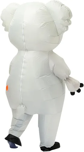 Vista 6 de Arokibui Inflatable Koala Costume for Adult and Kids Funny Blow up Costume Cosplay Party Christmas Halloween Costume