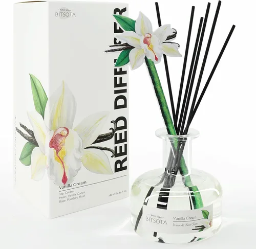 Vista 8 de Juego de Difusor de Aromas con Varillas, Difusor Aromático con Varillas para Fragancias del Hogar, Difusor de Aromas para Decoración de Estanteria