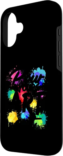 Vista 2 de iPhone 16 Pour Your Art Out Painting Artist Painter Designer Case