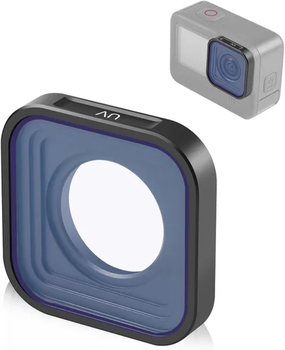 Vista 9 de PULUZ Filtro de lente ND8 para GoPro Hero11 / Hero11 Mini / HERO10 / HERO9 Kit de filtro de lente de densidad neutra negro lente protectora estándar