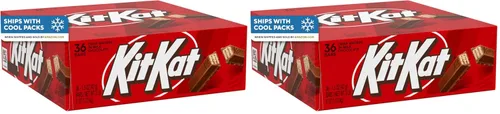 Vista 8 de Kit Kat - Barras de caramelo de chocolate con leche y oblea, 1.5 onzas (36 unidades)