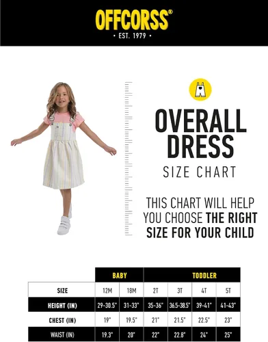 Vista 5 de OFFCORSS Ropa de vestir para niñas pequeñas (blanco)