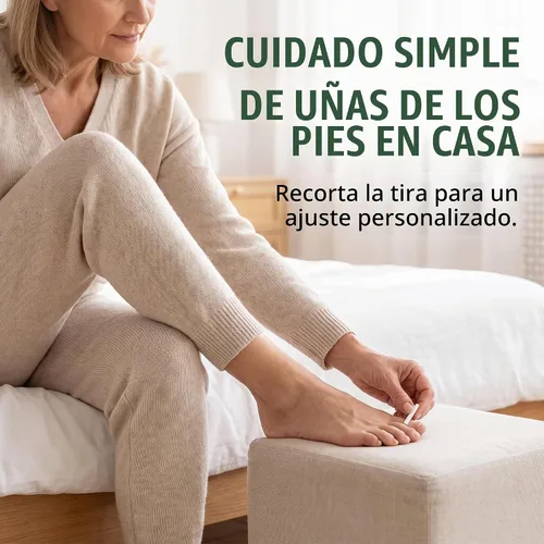 Vista 5 de Kit de tiras correctoras de uñas encarnadas, 10 piezas de tiras correctoras de uñas encarnadas, tiras alisadoras de uñas encarnadas, clips
