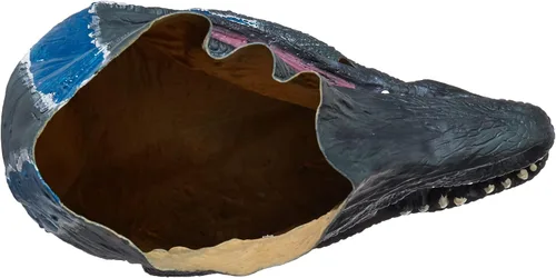 Vista 3 de Rubie's - Máscara de látex velociraptor azul para hombre