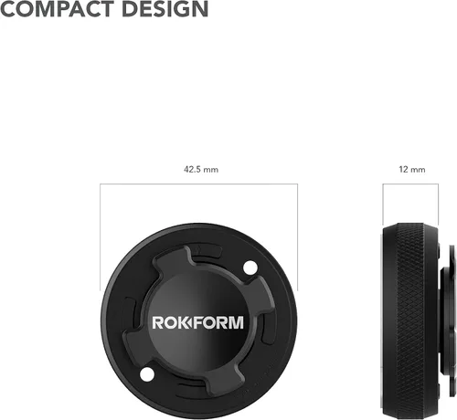 Vista 6 de Rokform - Funda de cristal para iPhone 13 Pro + soporte de aluminio para teléfono RokLock