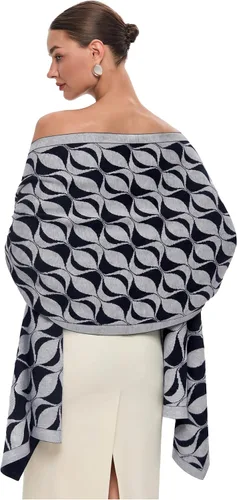 Vista 27 de PULI Bufanda y chal tipo pashmina para mujer, accesorio para vestido de noche, gran bufanda manta larga, chal para boda nupcial de invierno