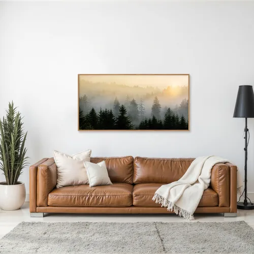 Vista 221 de FWIEXA Juego de Arte de Lienzo Bohemio Enmarcado para Pared, Cuadros Botánicos Verde Salvia Decoración de Pared, Impresiones de Arte de Plantas