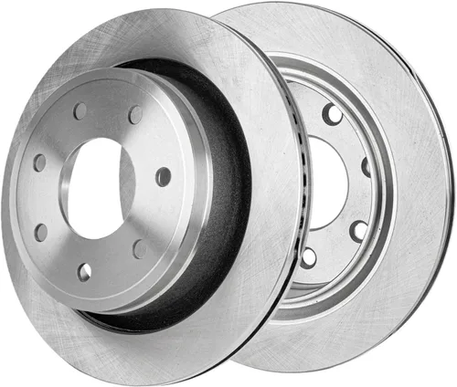 Vista 6 de Detroit Axle - 4 rotores de freno para Ford 2012 2013 2014 F-150 Lobo, repuesto de rotores de freno de disco: rotor delantero de 13.78 pulgadas