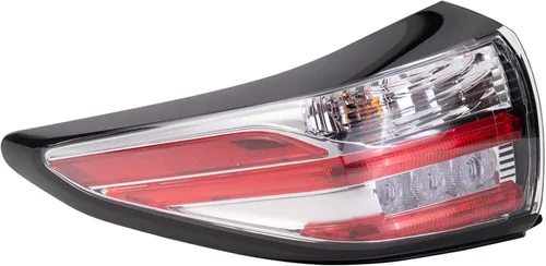 Vista 92 de Ensamble de luz trasera exterior TRQ para lado del conductor izquierdo trasero. Compatible con Toyota Corolla XLE 2020, 2021, 2022 y Toyota Corolla