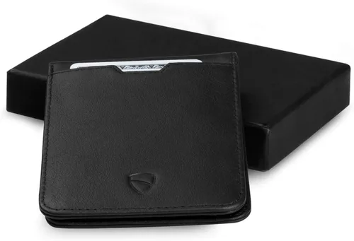 Vista 6 de Vaultskin MANHATTAN - Cartera delgada y minimalista plegable y soporte para tarjetas de crédito con bloqueo RFID e ideal para bolsillo frontal