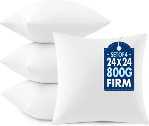 Vista 15 de MIULEE - Rellenos de almohadas decorativas, 14x36 pulgadas con relleno de fibra virgen 100% para cama y sofá