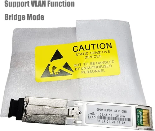 Vista 10 de iszo 1 Unidades 2.5G ONU con 2.5G convertidor de medios, modo puente, módem 2.5G, GPON/EPON/XPON Stick ONU, conector SC UPC/APC, soporte MAC/SN/LOID