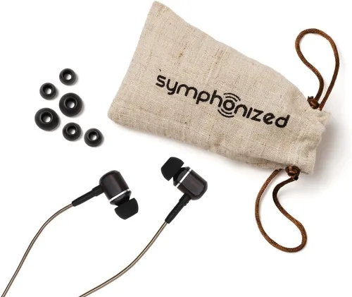 Vista 8 de Symphonized MTRX 2.0 - Auriculares intrauditivos de madera con micrófono y control de volumen, aislamiento de ruido, auriculares con cable