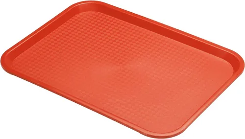Vista 9 de PATIKIL Bandeja de comida rápida de 13.7 x 10.6, bandeja rectangular multiusos reutilizable de plástico PP para restaurante, cocina en casa