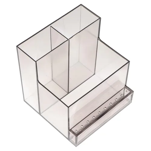 Vista 7 de 1 unid Display Tools Case Holder Stand Polishers Bottle Professional Nail Pulidor Base Manicura Cabeza de Plástico Lápiz Labial Rack Mujeres Pulido