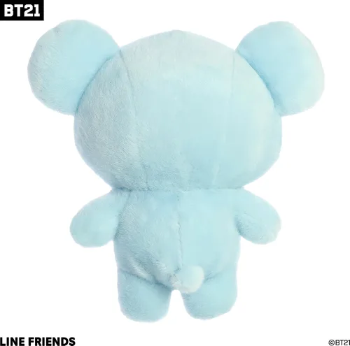 Vista 4 de Aurora Lovable BT21 KOYA - Animal de peluche, diversión coleccionable, adorable lindura, azul, 9 pulgadas