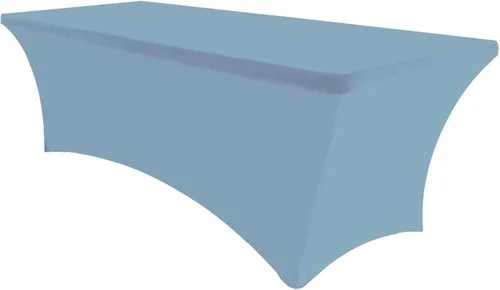 Vista 18 de Eurmax USA - Manteles rectangulares ajustables de elastano de 4 pies, mantel elástico para bodas, eventos o para decorar la mesa del patio