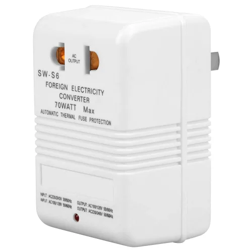 Vista 9 de Convertidor de voltaje, transformador de voltaje de potencia 70W 70W 110V/120V a 220V/240V 55-60HZ