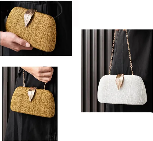 Vista 4 de Bolso de mano para mujer, bolso de noche, bolso de mano para mujer, bolso cruzado para boda, fiesta, baile de graduación