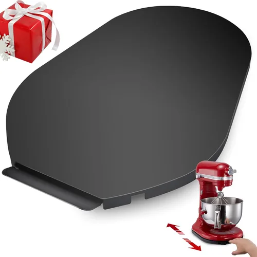 Vista 9 de Bandeja deslizante para mezclador para Kitchenaid 4.5-5 Qt con cabeza inclinada - Bandeja rodante de metal para encimera de cocina, deslizador