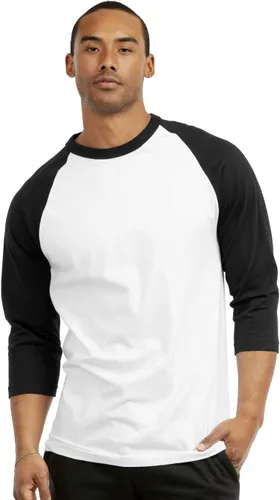 Vista 14 de TOP PRO Camiseta de béisbol casual con manga raglán 3/4 para hombre