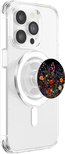 Vista 3 de Lindas flores silvestres coloridas para amantes de las flores, PopSockets MagSafe PopGrip para iPhone