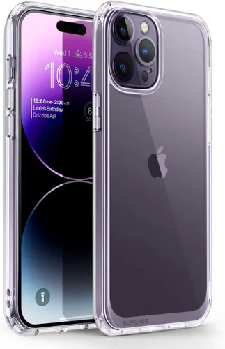 Vista 10 de SUPCASE Unicorn Beetle Style Series - Funda para iPhone 14 / iPhone 13, funda protectora híbrida delgada y transparente (negro)