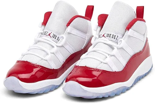 Vista 2 de Toddler's Jordan 11 Retro Cherry WhiteVarsity Red-Black (378040 116)