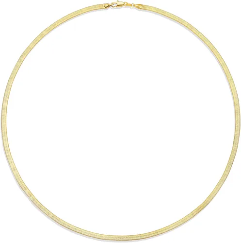 Vista 3 de Tienda Essentials Cadena de espiga chapada en oro o plata esterlina de 14 quilates