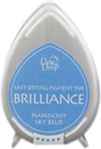 Vista 2 de Tsukineko Brilliance Dew Drop Inkpad, Moonlight White
