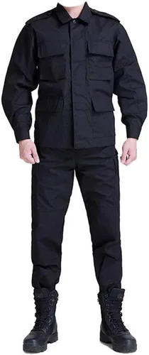 Vista 7 de Conjunto de pantalones de camisa de caza táctico BDU ropa de combate camuflaje uniforme de EE. UU