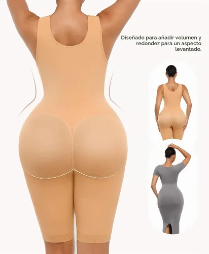 Vista 5 de FeelinGirl Shapewear Tummy Control Post Surgery Body Shaper Compression Garment Butt Lifter Beige