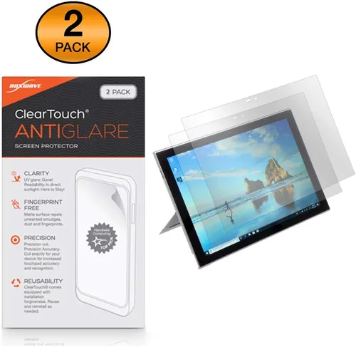Vista 2 de BoxWave ClearTouch - Protector de pantalla compatible con Samsung Galaxy Book2, antideslumbrante (2 unidades), antihuellas, mate, para Samsung