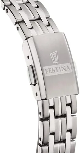 Vista 2 de Festina Reloj analógico de cuarzo para mujer con correa de titanio F204683, Negro -, Pulsera